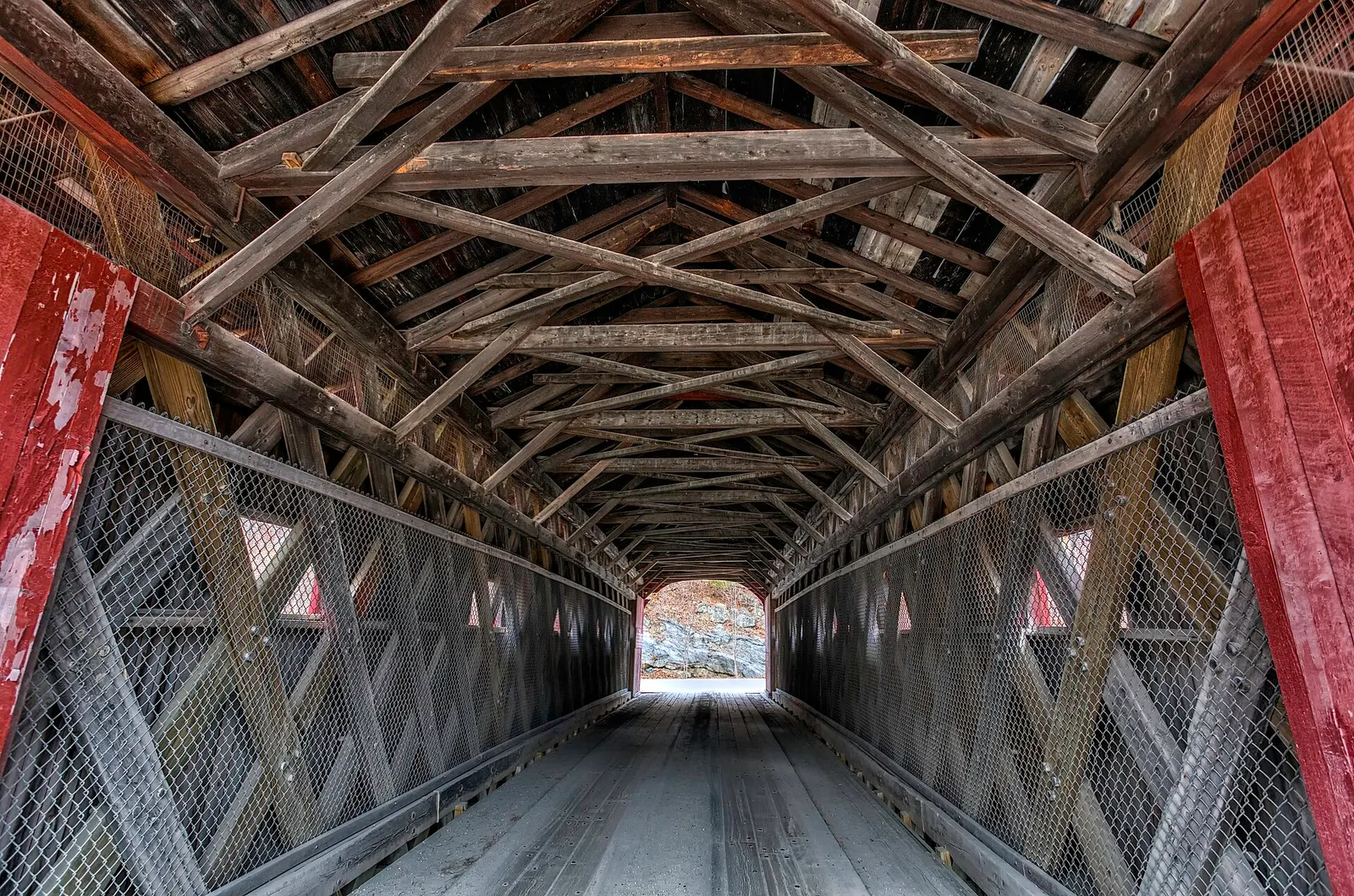 The West Arlington covered bridge